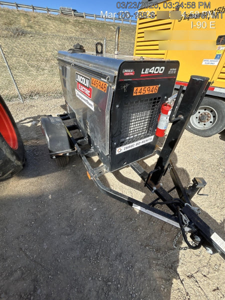 2024 Lincoln Electric LE400 Kubota V1505, Trlr, Cable Rack, Light Kit, ES Decals, T3