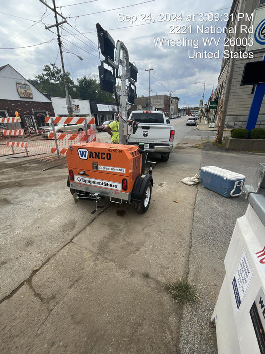 2024 Wanco WLTT-4MM4K Diesel, Deep Sea Controller, Shore Power Plug, Auto Start, (4) 350W LED Floodlights, 4kW Generator, 60 Gal Fuel Tank, 2" Ball, T3