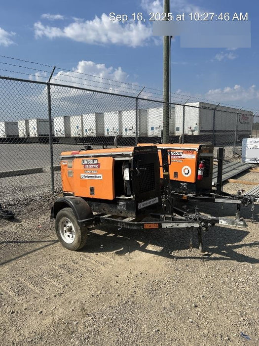 2021 Lincoln Electric Vantage 322 Vantage 322 Ready Pak 3 w/ Decals, ORANGE (includes trailer, cable rack, fender light kit) NO Telematics