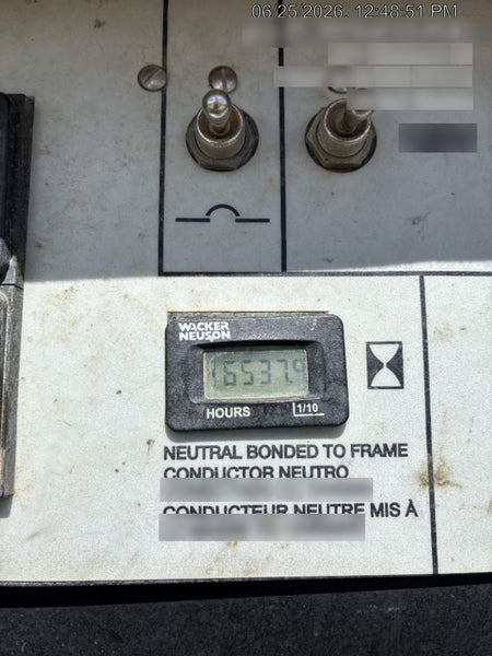 2019 Wacker Neuson LTV6L-MH Wacker Neuson LTV6L Mobile Light Tower w/Fuel Level Sensor Installed