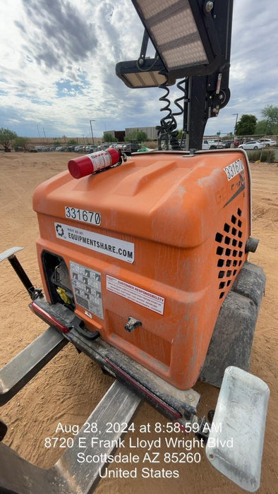 2023 Generac MLT2 Diesel, Flex Switch 120V Input, Powerzone Controller, (4) 320W LED Lights, 4kW Generator, 39.9 Gal Fuel Tank, 2" Ball, T3