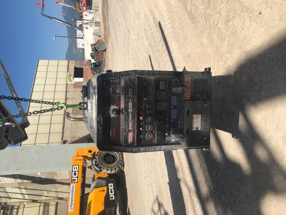 2019 Lincoln Electric Vantage 322 Welder Ready-Pak 3, Two wheel trailer, Fender and Light kit, Cable Rack
