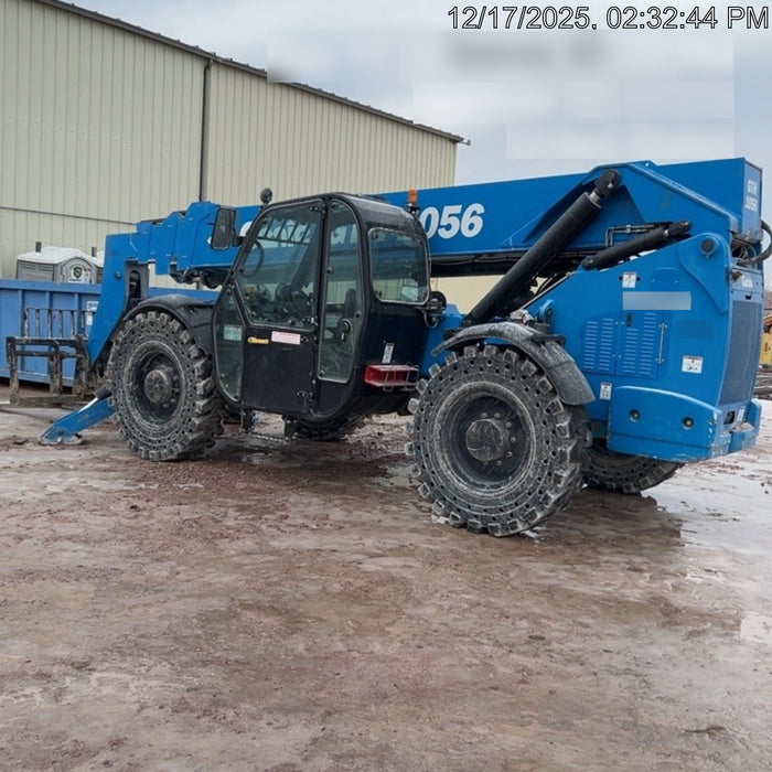 2018 Genie GTH-1056 Genie GTH-1056 w/Enclosed Cab w/HVAC, Work Lights, Solid Tires, Beacon, 60" Carriage and Forks