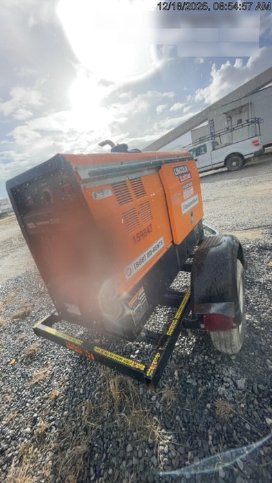 2021 Lincoln Electric Vantage 322 Vantage 322 Ready Pak 3 w/ Decals, ORANGE (includes trailer, cable rack, fender light kit) NO Telematics