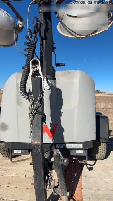 2018 Wacker Neuson LTV6L-MH LTV6L Mobile Light Tower w/Fuel Level Sensor Installed