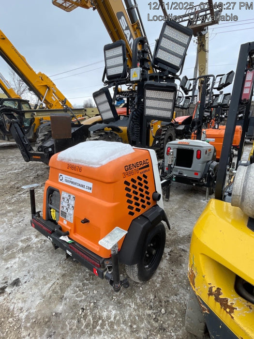 2024 Generac MLT2 Diesel, Flex Switch 120V Input, Powerzone Controller, 
(4) 320W LED Lights, 4kW Generator, 39.9 Gal Fuel Tank, 2" Ball, T3
