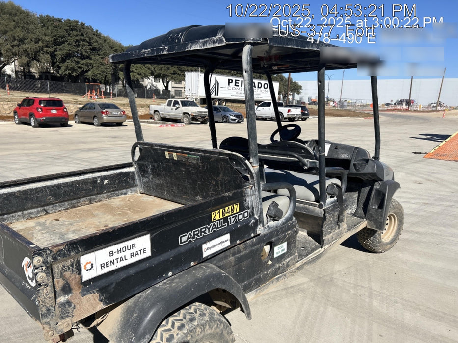 2022 Club Car CA1700D Canopy, Diesel, 4 Passenger