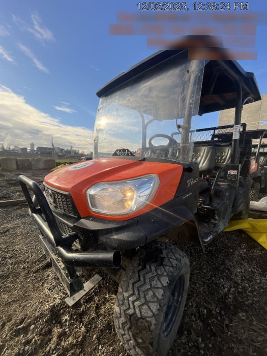 2021 Kubota RTV-X1140W-H Plastic Canopy, Windshield Acrylic Clear, LED Strobe Light, Wire Harness Kit, Back up Alarm