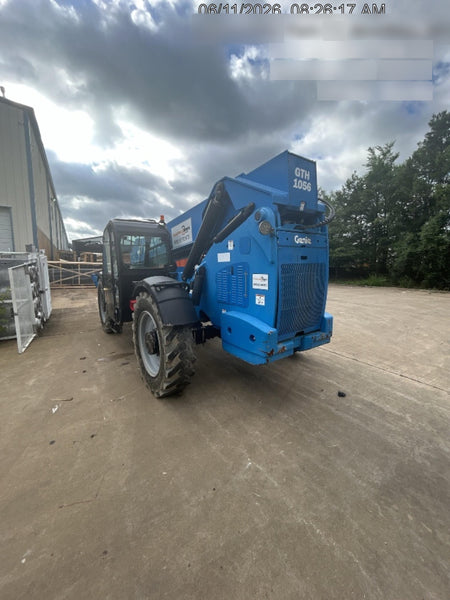 2019 Genie GTH-1056 Cab/Heat/AC, FF Tires, LED Work Lights, Beacon 60" QA Carriage, 60" Forks
