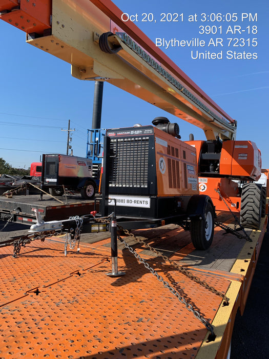 2021 Lincoln Electric Vantage 549X Ready Pak 3, ORANGE (includes trailer, cable rack, fender light kit)