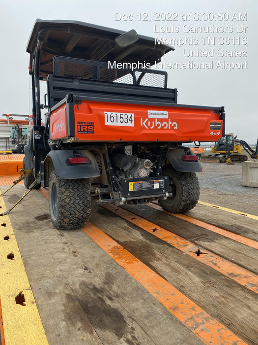 2021 Kubota RTV-X1140W-H Plastic Canopy, Windshield Acrylic Clear, LED Strobe Light, Wire Harness Kit, Back up Alarm