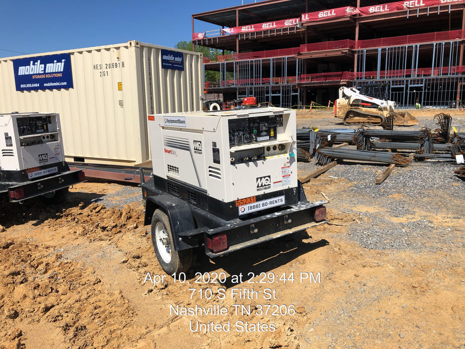 2019 Multiquip DLW400ESA4 Dual Pack, Trailer Mounted