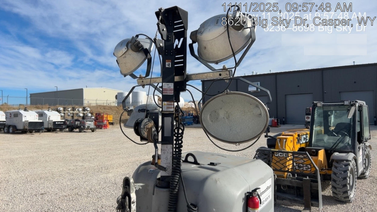 2018 Wacker Neuson LTV6L-MH Wacker Neuson LTV6L Mobile Light Tower w/Fuel Level Sensor Installed