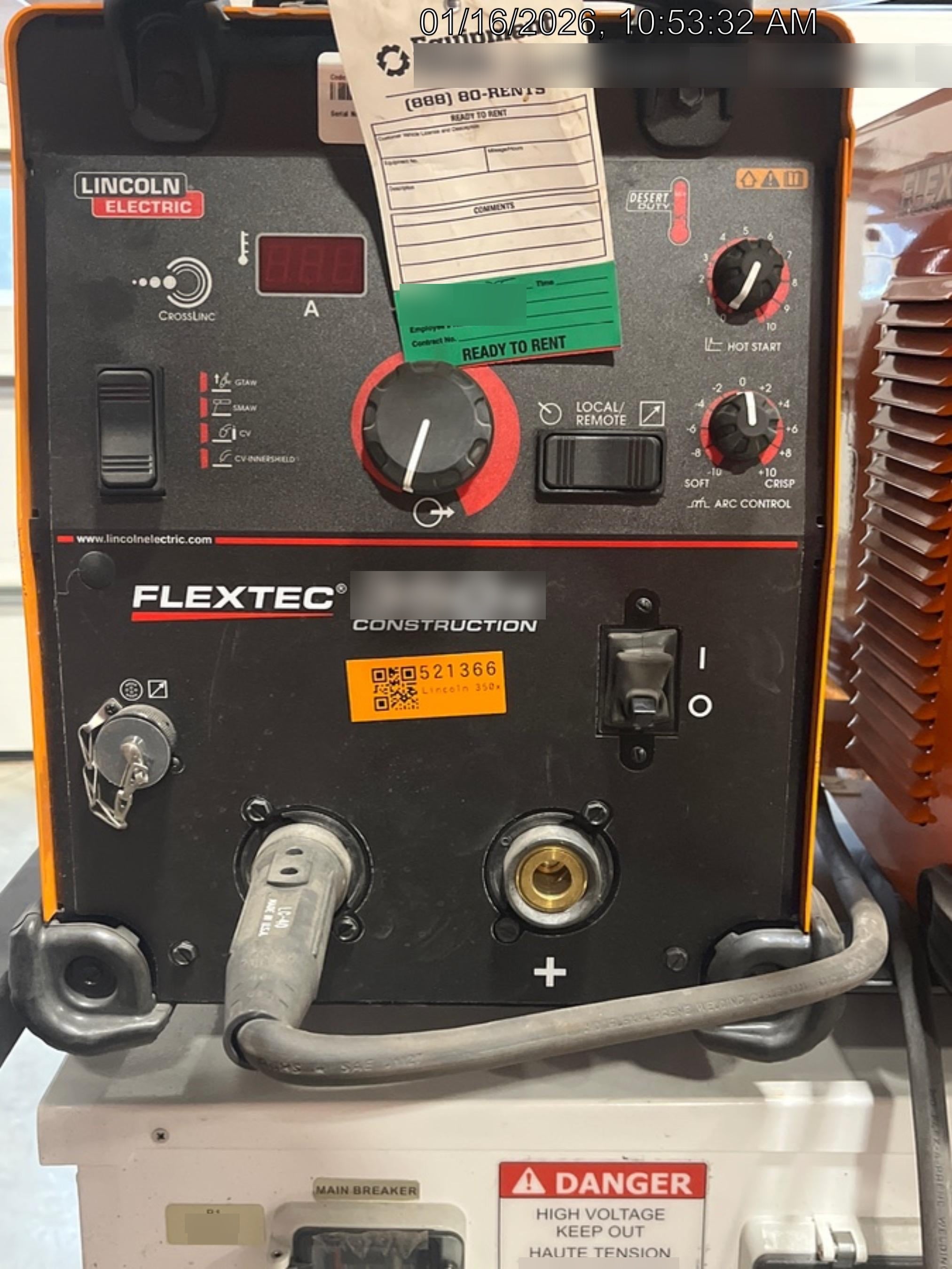 2025 LINCOLN ELECTRIC FLEXTEC 350X
