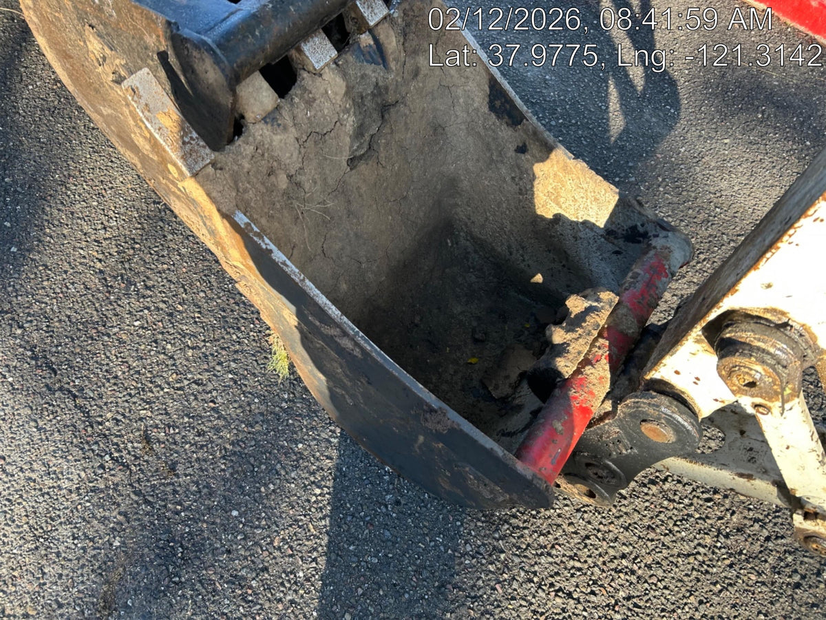 2019 Takeuchi TB260 Canopy, Standard Blade, Auxiliary hydraulics Manual QC, Hydraulic thumb, 12" ,18", 24" Bucket
