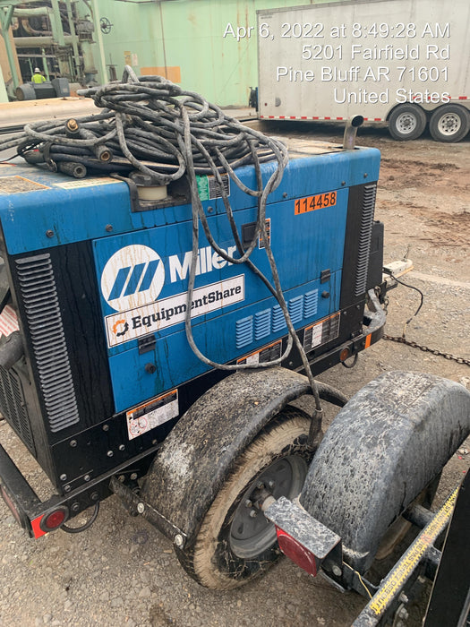 2020 Miller Electric BIG BLUE 400 Trailer Mounted Welder