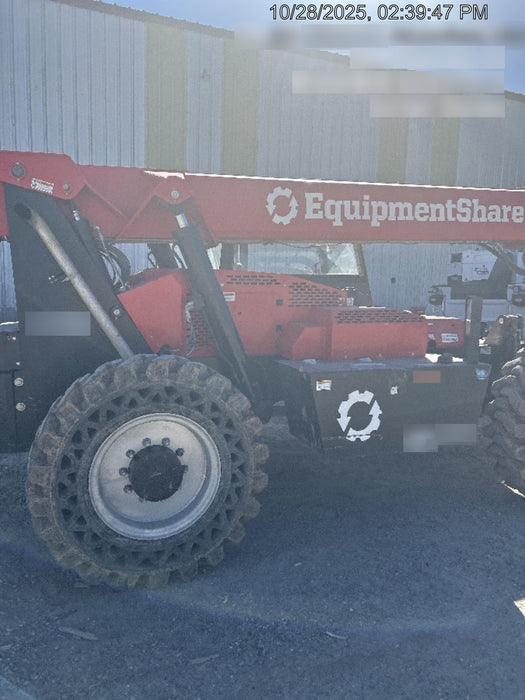 2019 Manitou MTA12042 120hp T4F, Cab/Heat/Air, Cab and Boom LED work lights, Auxiliary Hydraulics, Solid Tires, Amber strobe, Lift Hook 66" Carriage, 60" Forks