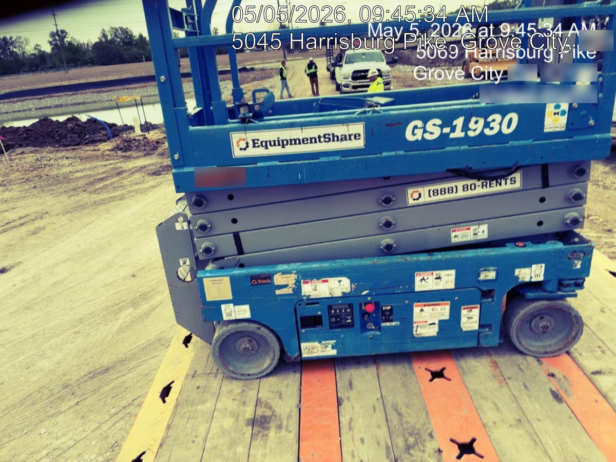 2020 Genie GS-1930 Solid Non Marking Tires, Beacon, Folding rails with half height swing gate