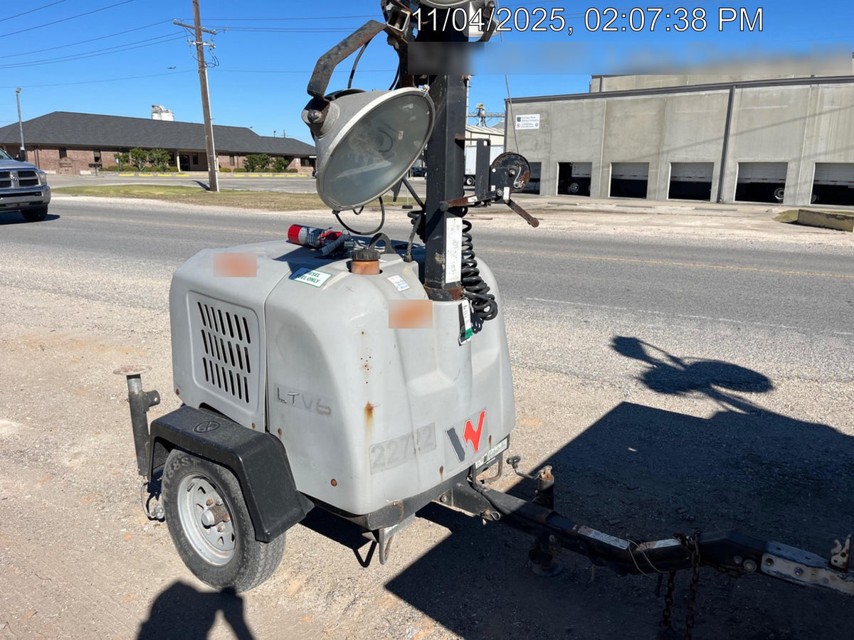 2019 Wacker Neuson LTV6L-MH Wacker Neuson LTV6L Mobile Light Tower w/Fuel Level Sensor Installed