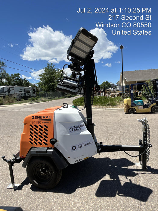 2023 Generac MLT2 Diesel, Flex Switch 120V Input, Powerzone Controller, 
(4) 320W LED Lights, 4kW Generator, 39.9 Gal Fuel Tank, 2" Ball, T3