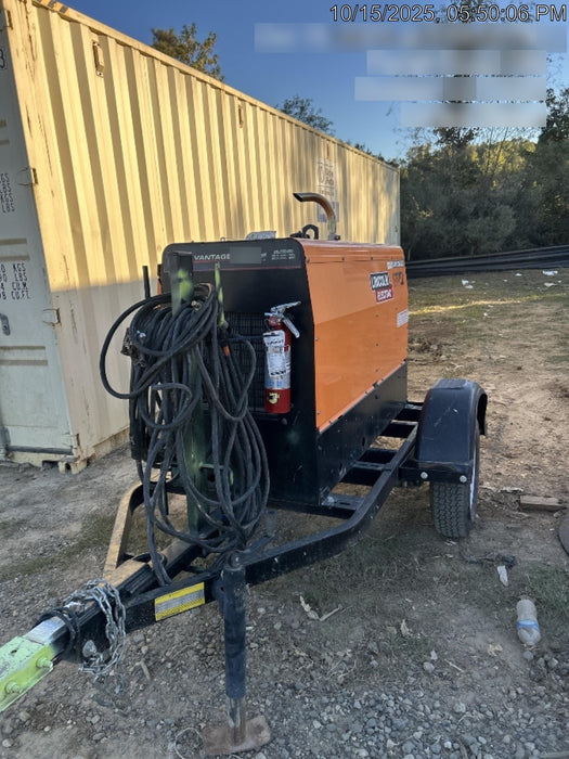 2021 Lincoln Electric Vantage 322 Vantage 322 Ready Pak 3 w/ Decals, ORANGE (includes trailer, cable rack, fender light kit) NO Telematics