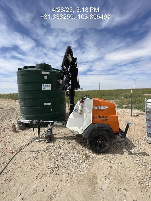 2023 Generac MLT2 Diesel, Flex Switch 120V Input, Powerzone Controller, 
(4) 320W LED Lights, 4kW Generator, 39.9 Gal Fuel Tank, 2" Ball, T3