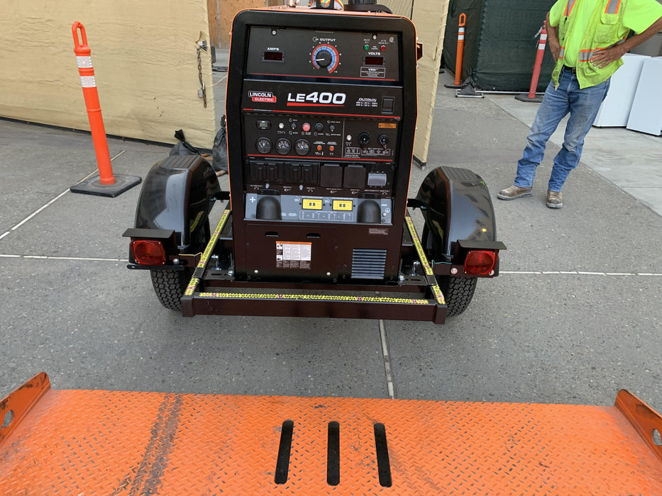 2022 Lincoln Electric LE400 Kubota V1505, Trlr, Cable Rack, Light Kit, ES Decals, T3