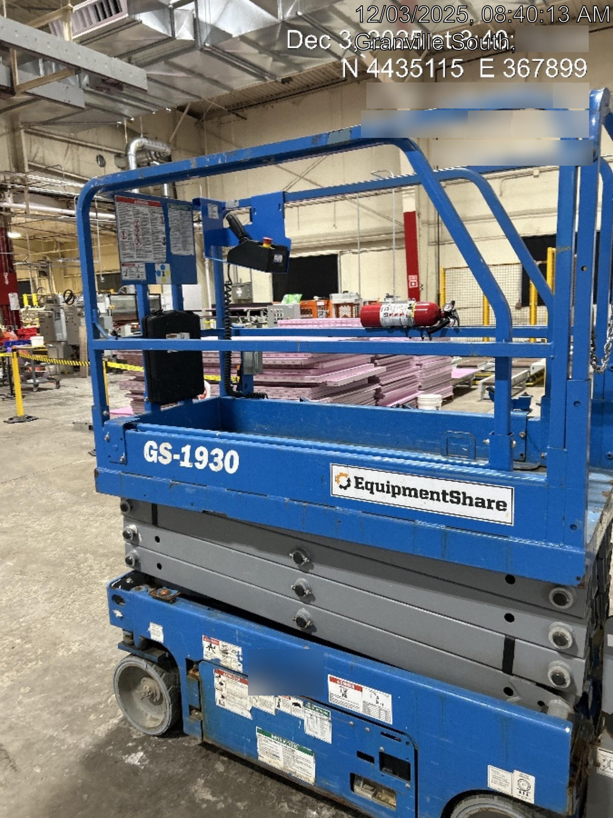 2019 Genie GS-1930 Fixed rails with chain Entry