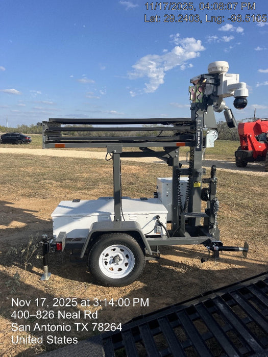 2025 NATIONAL SIGNAL Sunray Solar-Powered Mobile Integrator Tower