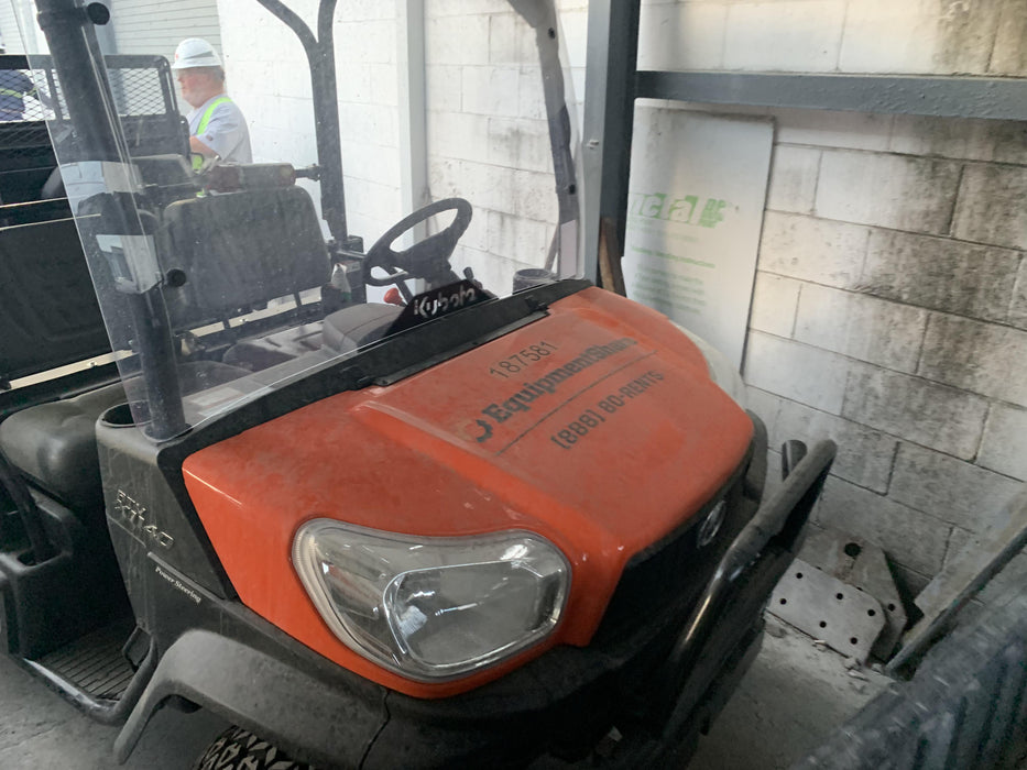 2021 Kubota RTV-X1140W-H Plastic Canopy, Windshield Acrylic Clear, LED Strobe Light, Wire Harness Kit, Back up Alarm