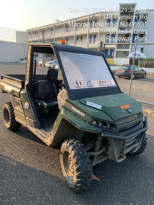 2021 Yanmar YU1000 Canopy, Steel Wheel, Poly WindShield, Beacon, Backup Alarm