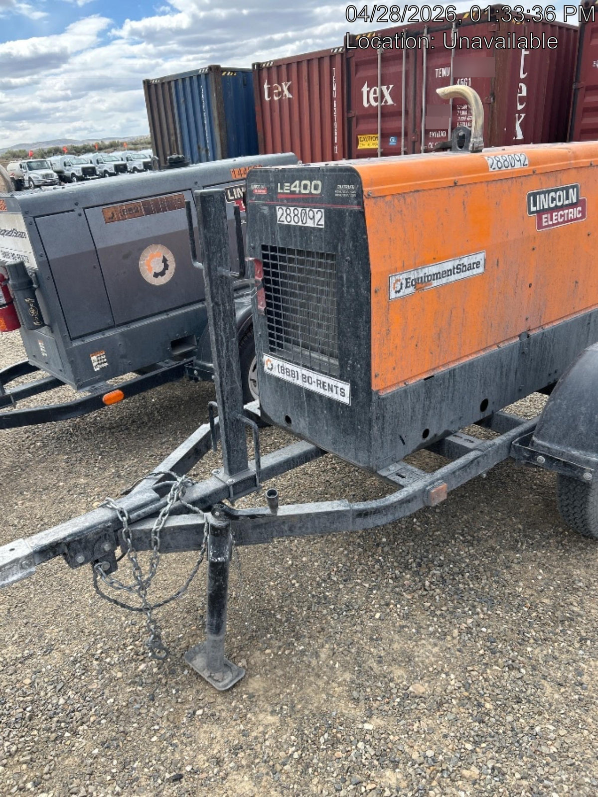 2023 Lincoln Electric LE400 Kubota V1505, Trlr, Cable Rack, Light Kit, ES Decals, T3