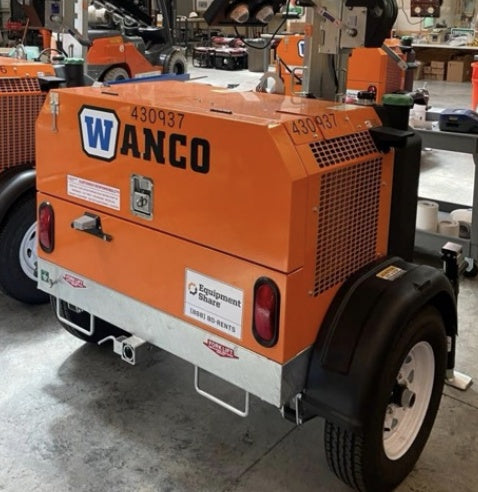 2024 Wanco WLTT-4MM4K Diesel, Deep Sea Controller, Shore Power Plug, Auto Start, (4) 350W LED Floodlights, 4kW Generator, 60 Gal Fuel Tank, 2" Ball, T3