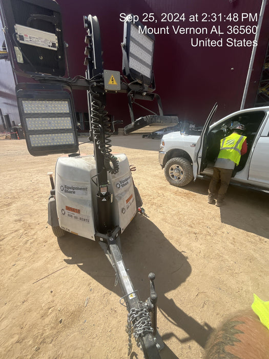 2023 Generac MLT2 Diesel, Flex Switch 120V Input, Powerzone Controller, 
(4) 320W LED Lights, 4kW Generator, 39.9 Gal Fuel Tank, 2" Ball, T3