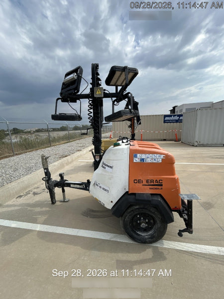 2023 Generac MLT2 Diesel, Flex Switch 120V Input, Powerzone Controller, 
(4) 320W LED Lights, 4kW Generator, 39.9 Gal Fuel Tank, 2" Ball, T3