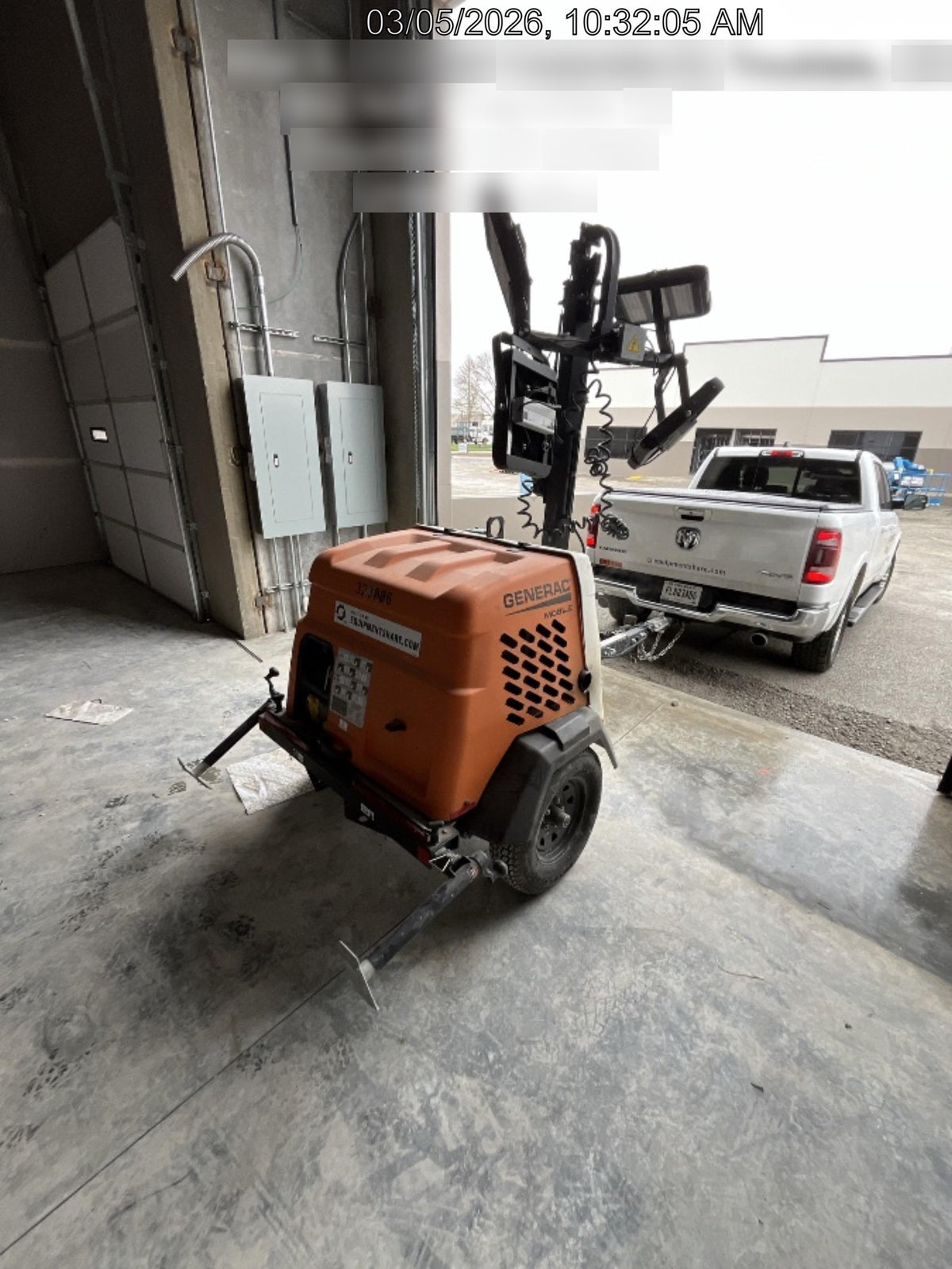 2023 Generac MLT2 Diesel, Flex Switch 120V Input, Powerzone Controller, (4) 320W LED Lights, 4kW Generator, 39.9 Gal Fuel Tank, 2" Ball, T3