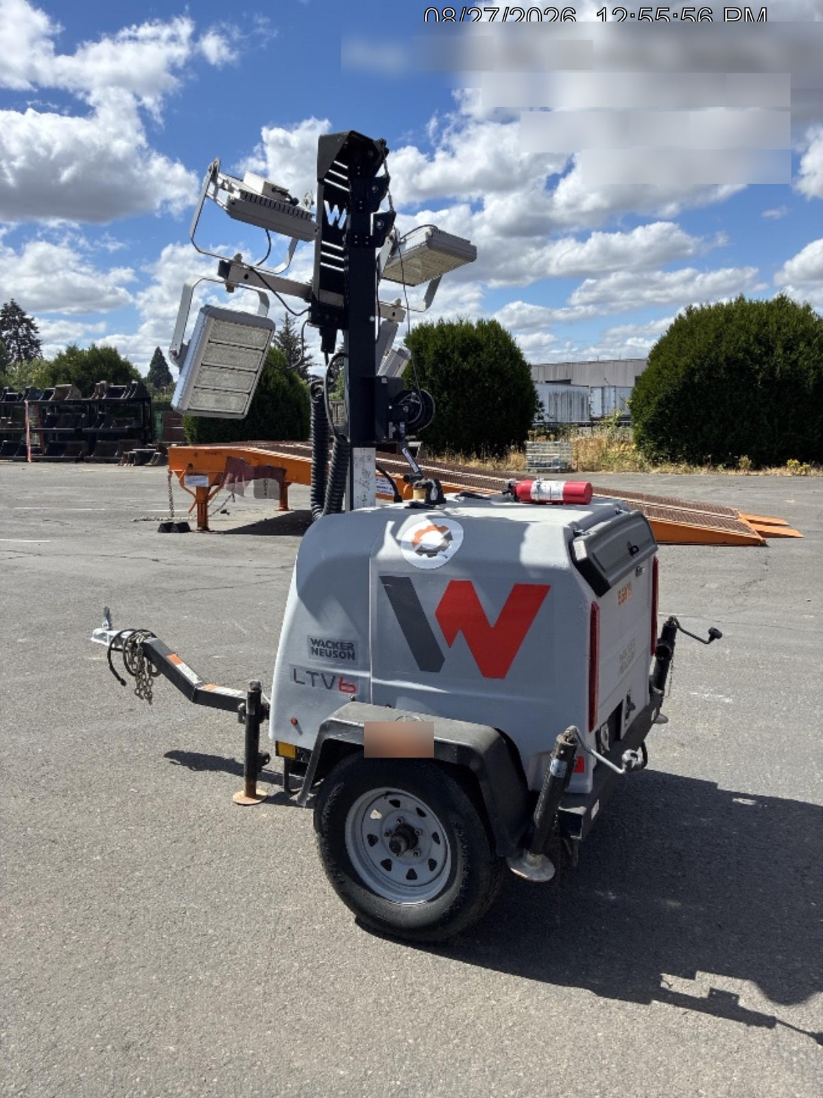 2019 Wacker Neuson LTV6K-LED Standard LED Towable Light Tower w/None