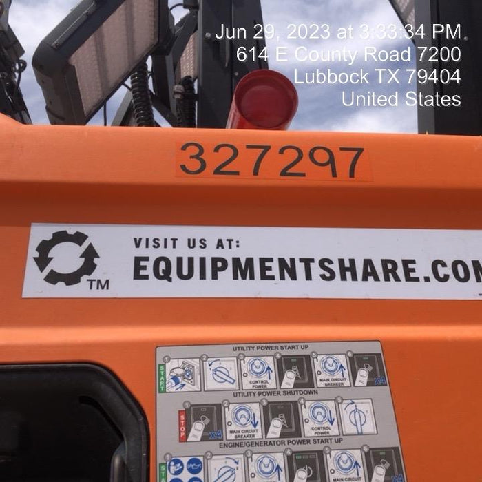 2023 Generac MLT2 Diesel, Flex Switch 120V Input, Powerzone Controller, (4) 320W LED Lights, 4kW Generator, 39.9 Gal Fuel Tank, 2" Ball, T3