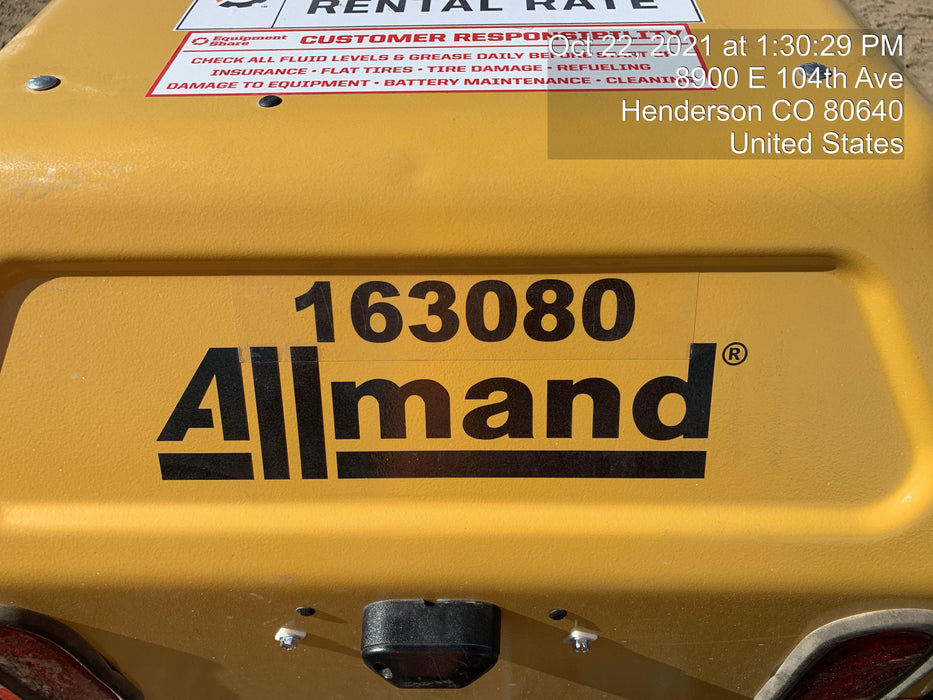 2021 Allmand NLV3GR (4) LED Light Fixture 350W, 23' Vertical Mast, 3kW Prime, Towable, Deep Sea L401, Leveling Jacks, Yanmar T4F 5.8hp