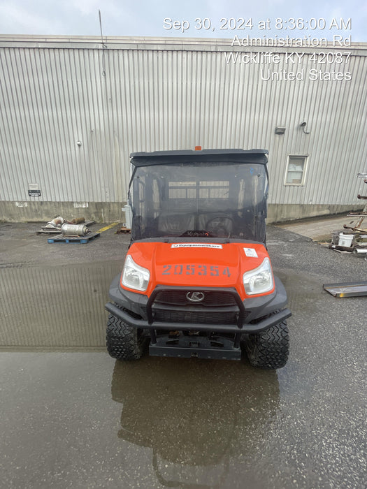 2022 Kubota RTV-X1140W-H Plastic Canopy, Windshield Acrylic Clear, LED Strobe Light, Wire Harness Kit, Back up Alarm