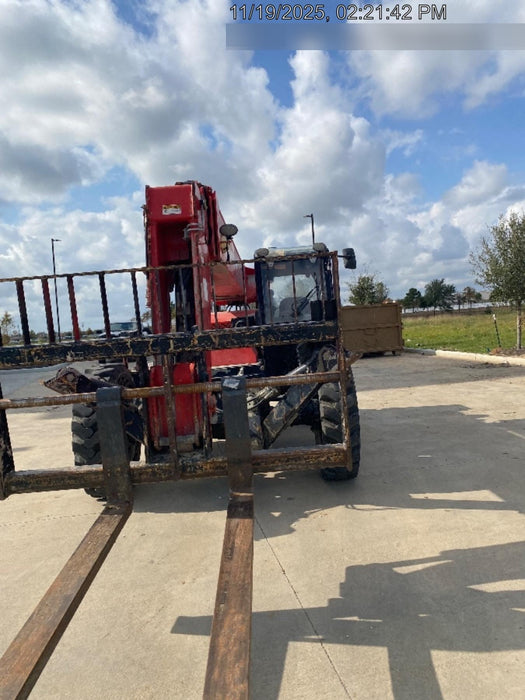 2019 Manitou MTA10055 Cab/Heat/Air, 120 HP, Solid Tires, Work Lights, Lift Hook, Auxiliary Hydraulics 66" Carriage and 60" Forks