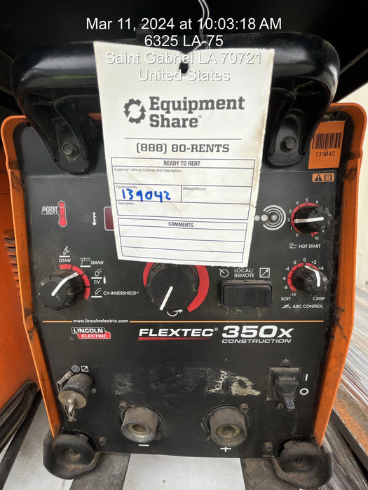 2021 LINCOLN ELECTRIC FLEXTEC 350X