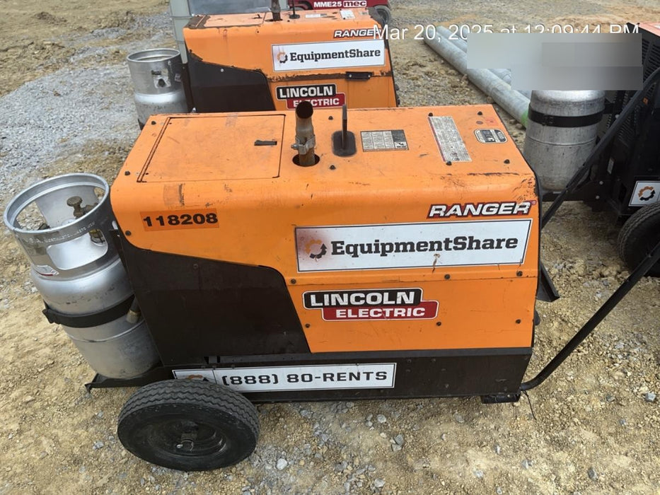 2020 Lincoln Electric Ranger 305 LPG Kohler Engine, One-Pak