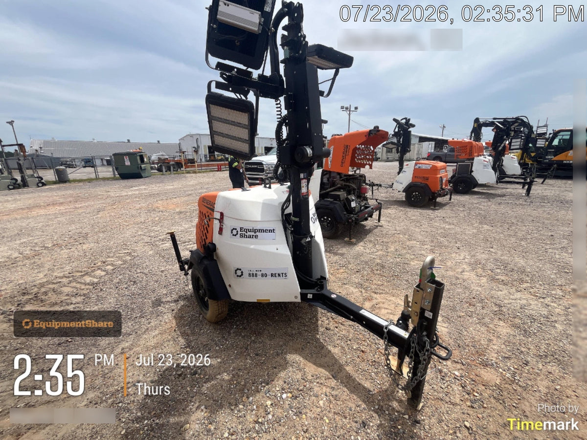2024 Generac MLT6SKDS-STD4 ELEC WINCH Diesel, Electric Winch Mast, Powerzone Controller, (4) 320W LED Lights, 4kW Generator, 39.9 Gal Fuel Tank, 2" pintle, T3
