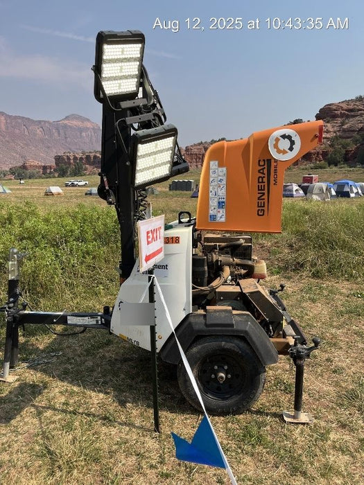 2023 Generac MLT2 Diesel, Flex Switch 120V Input, Powerzone Controller, (4) 320W LED Lights, 4kW Generator, 39.9 Gal Fuel Tank, 2" Ball, T3