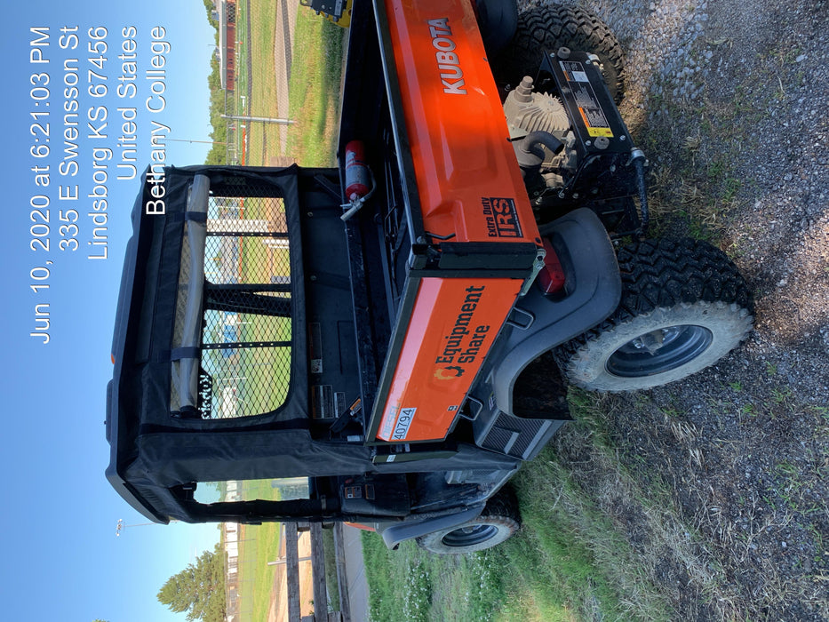 2019 Kubota RTV-X900 4wd Utility Cart, 2 Seat, Diesel, LED Strobe, Windshield Tempered Glass, Plastic Canopy, Wire Harness Kit, Backup Alarm