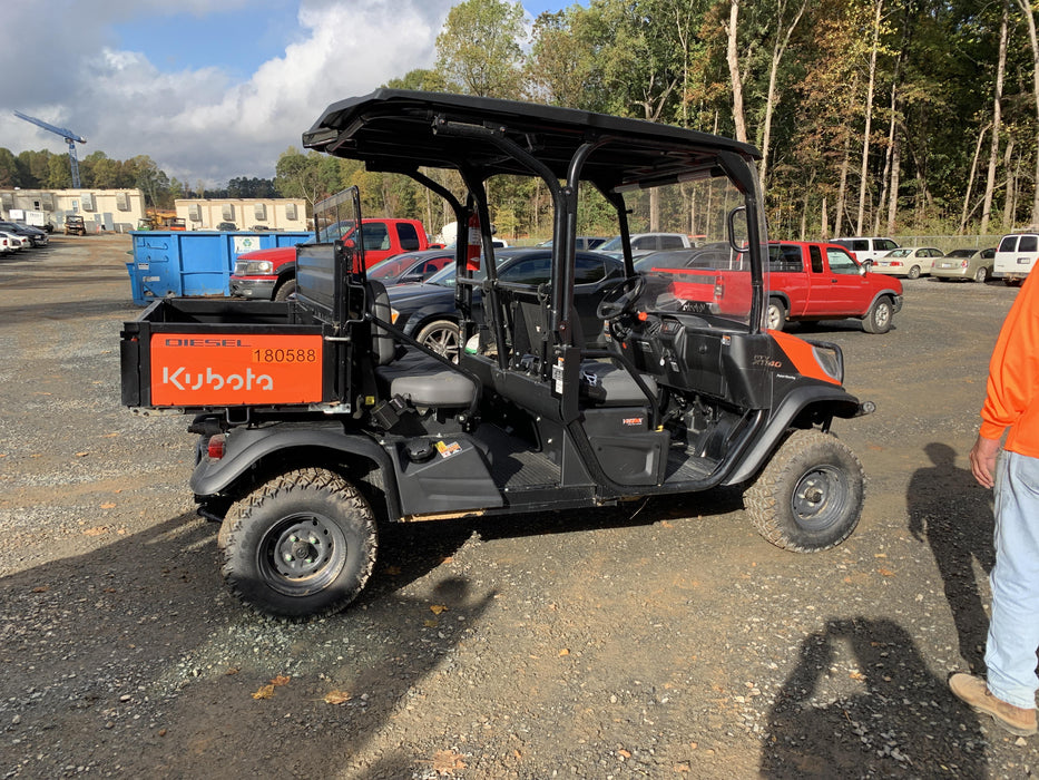 2021 Kubota RTV-X1140W-H Plastic Canopy, Windshield Acrylic Clear, LED Strobe Light, Wire Harness Kit, Back up Alarm