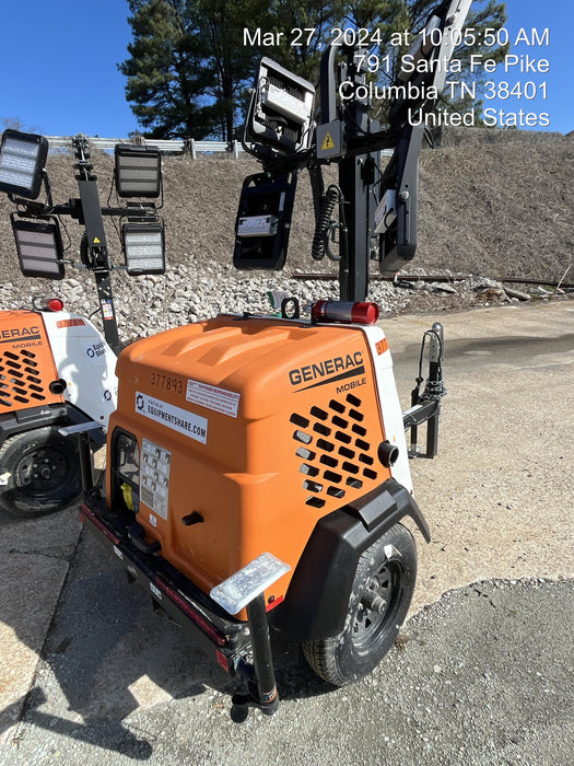 2023 Generac MLT2 Diesel, Flex Switch 120V Input, Powerzone Controller, 
(4) 320W LED Lights, 4kW Generator, 39.9 Gal Fuel Tank, 2" Ball, T3