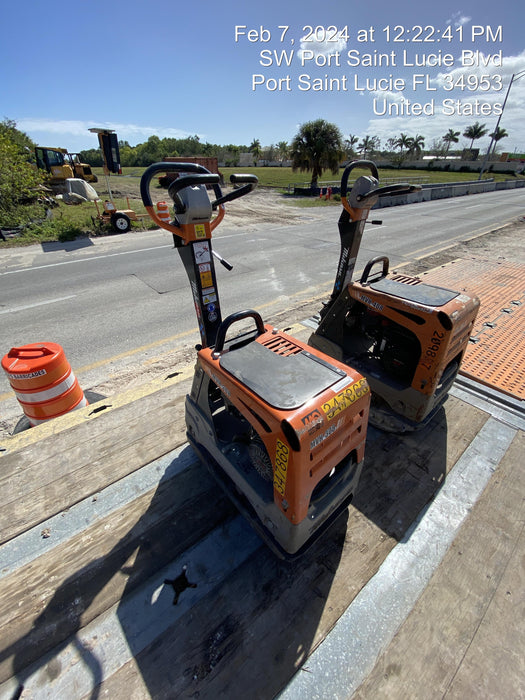 2023 Multiquip MV308GH Honda GX270, 18" Plate, Tachometer