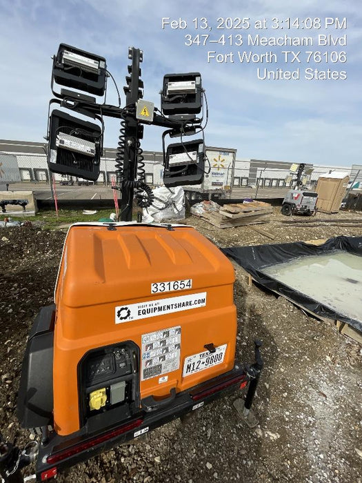 2023 Generac MLT2 Diesel, Flex Switch 120V Input, Powerzone Controller, (4) 320W LED Lights, 4kW Generator, 39.9 Gal Fuel Tank, 2" Ball, T3